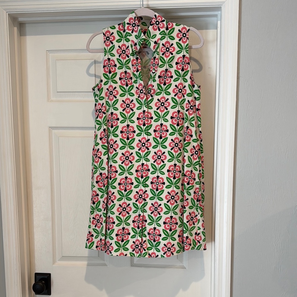 Tuckernuck Pink and Green Floral Dress